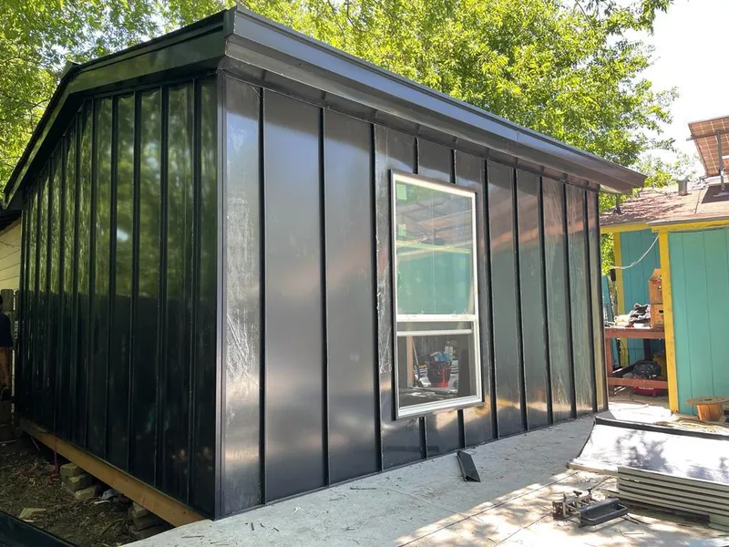 Black standing seam metal wall panels for Roof Inspection in South Heidelberg